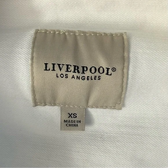 Liverpool Women's “Jackie Jacket” White with Black Stripe , Size XS - Picture 7 of 13